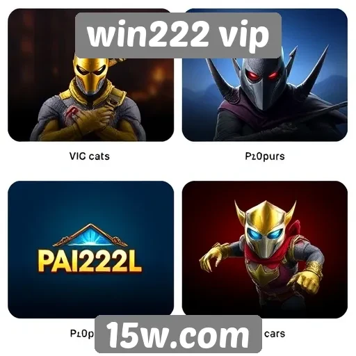 Comparação de jogos disponíveis no win222 vip