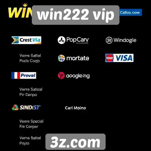 Métodos de pagamento disponíveis no win222 vip